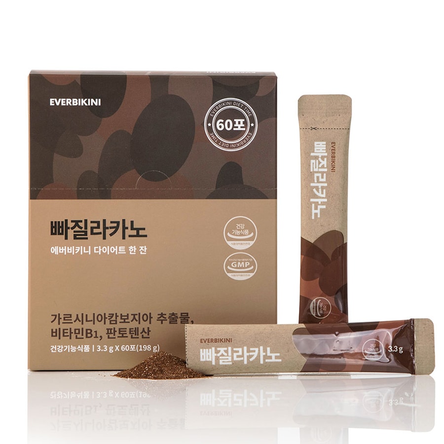 韓國 Everbikini 藤黃果萃取 瘦身咖啡 阻斷吸收減少脂肪 60包