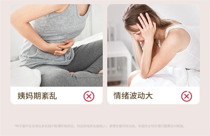 【中国直邮】 花姐食养 种子循环 茨养雌黄体酮粉南瓜籽亚麻籽无花果黑豆黑枸杞桑葚茶 700g/盒