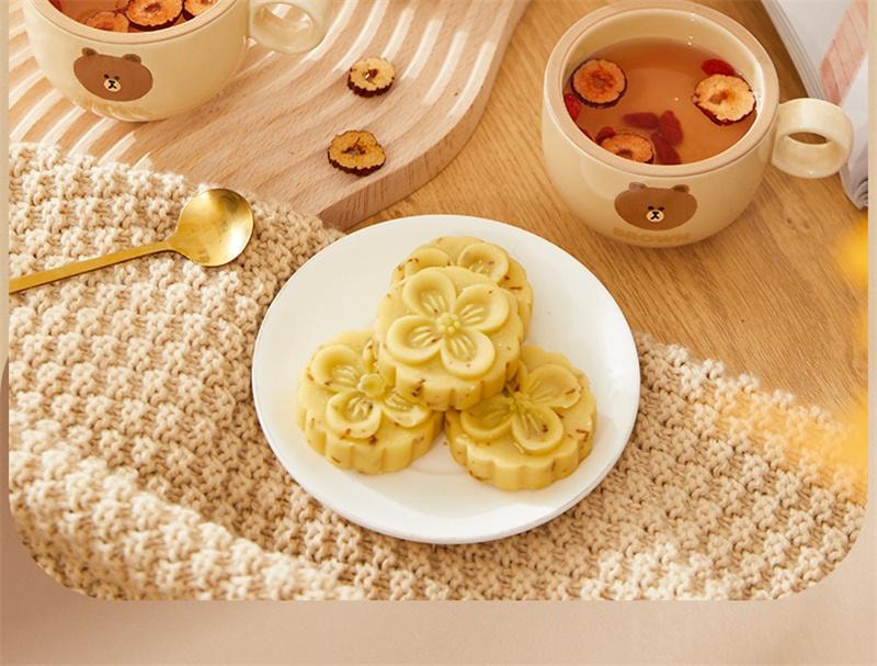 【中国直邮】 日本 LINE FRIENDS 冷水壶杯子陶瓷凉水壶水杯耐热高温  BROWN款 三件套