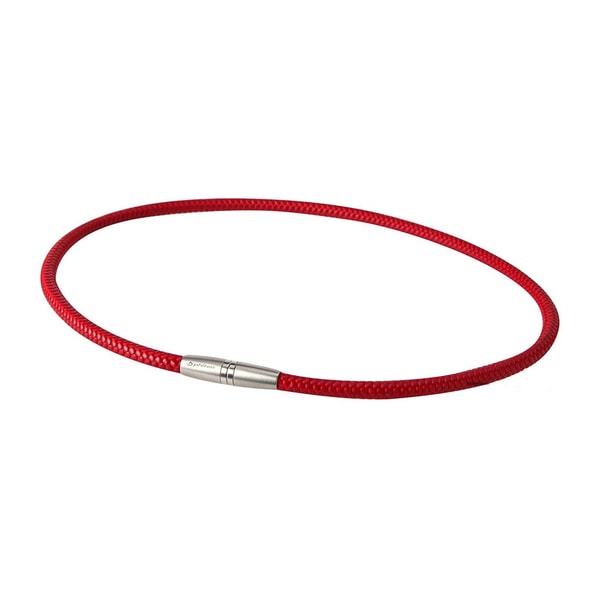 MODA DELUXE | X50 HIGH END III Titanium Necklace Red 20"