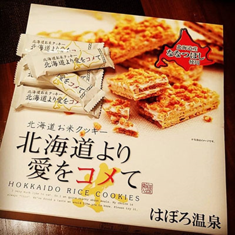 【日本直郵】日本北海道HOKKAIDO 北海道產米 玄米夾心餅乾 10枚裝