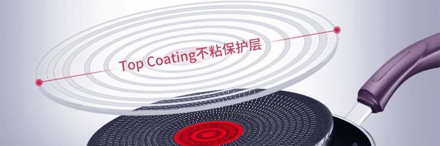 苏泊尔SUPOR 绚溢系列 火红点聚油煎锅炒锅 家用炒菜锅平底锅 电磁炉燃气通用 PJ26K4 26cm