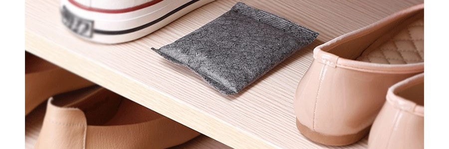 日本KOKUBO小久保 炫彩除濕竹炭 鞋子用 2片裝*2【超值2件裝】