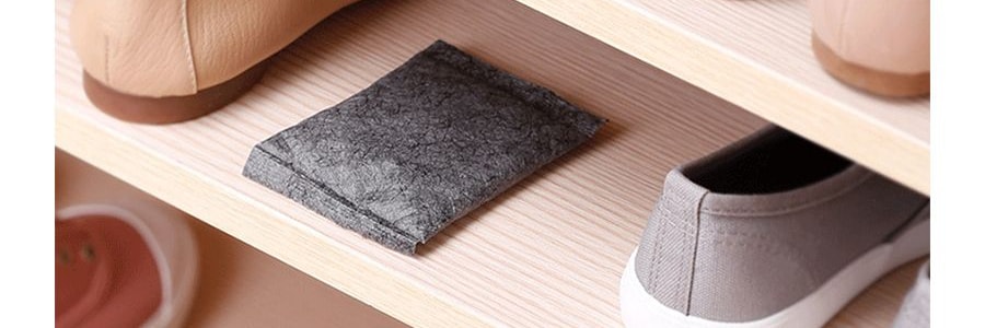 日本KOKUBO小久保 炫彩除濕竹炭 鞋子用 2片裝*2【超值2件裝】