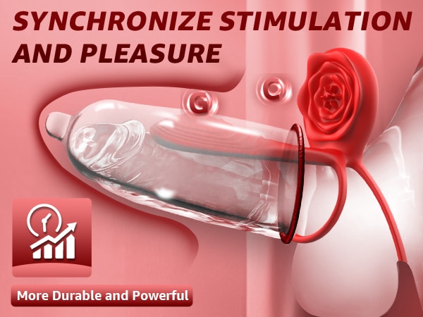 LESHEIN 锁精环震动环男女双用穿戴震动棒 成人情趣用品玩具