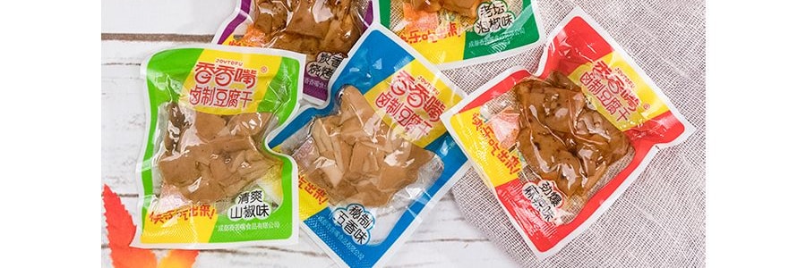 香香嘴 鹵制豆腐乾 四味合一 超值分享裝 350g