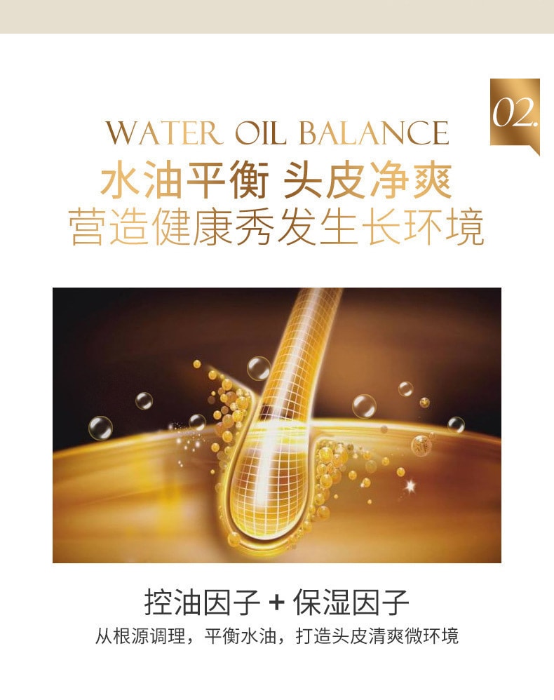 【中国直邮】修正 侧柏叶老姜洗发水乳育发固发防脱熬夜控油 320ml