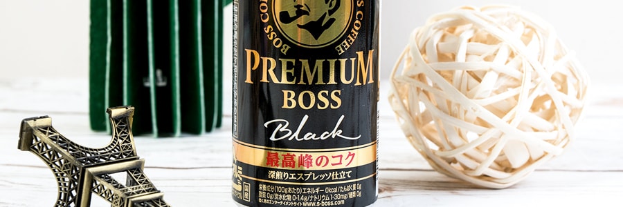 日本SUNTORY三得利 BOSS無糖黑咖啡飲料 390ml