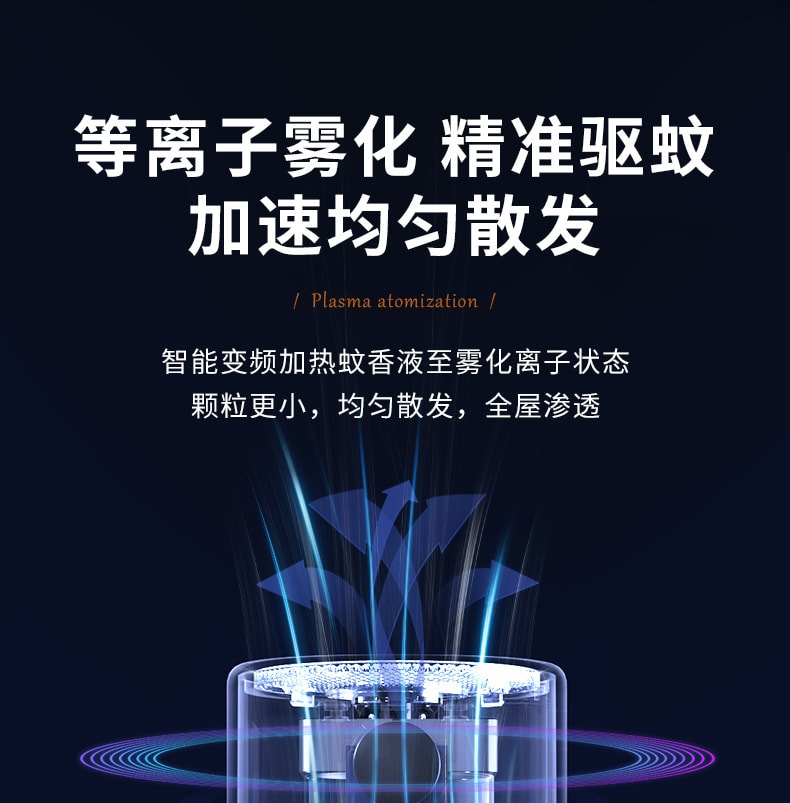 【中国直邮】冇心电蚊香加热器插电驱蚊静音定时电热蚊香液   奶油米(含3瓶蚊香液)