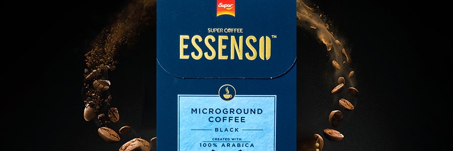 新加坡SUPER超级ESSENSO艾昇斯 哥伦比亚微磨黑咖啡 20条入 40g