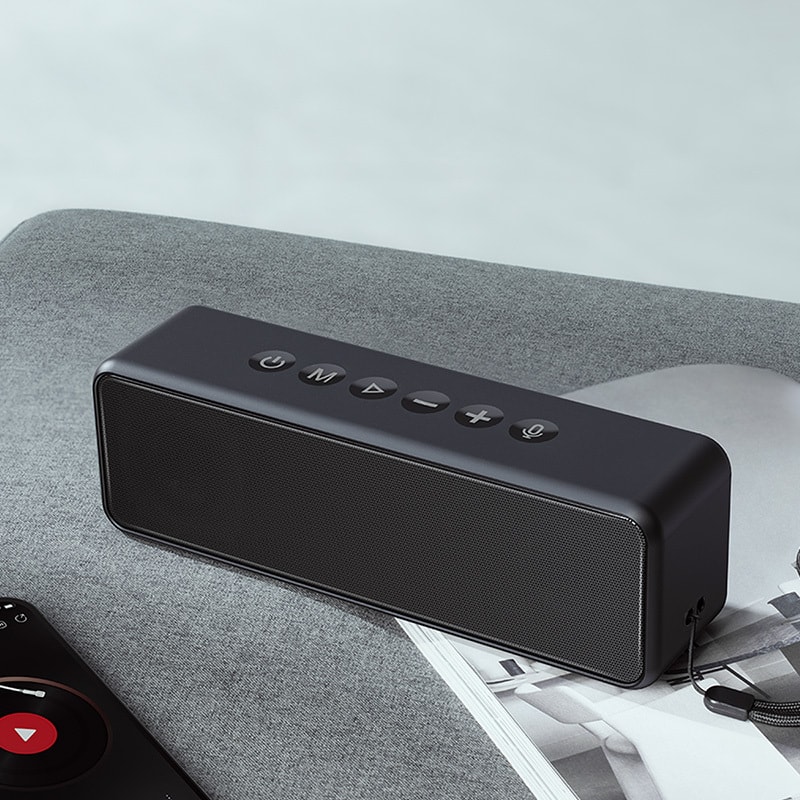 【中國直郵】倍思 V1戶外防水便攜藍牙音響 黑色