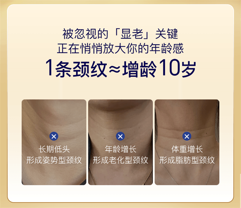 【中国直邮】  奢笛熊 颈霜提拉紧致润泽保湿颈颈膜按摩仪紧致颈纹霜 150ml/1支