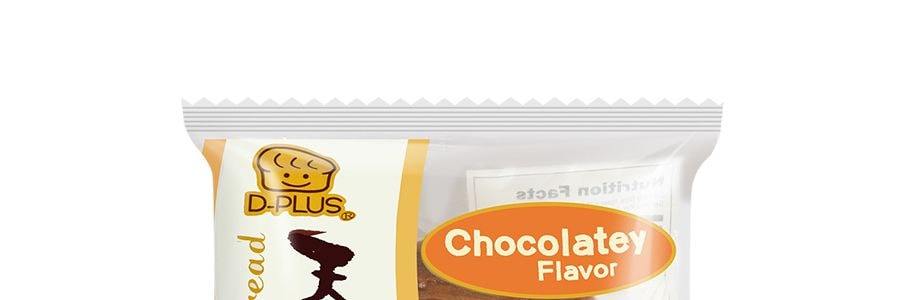 【全美超低價】日本D-PLUS 天然酵母持久保鮮麵包 巧克力口味 80g