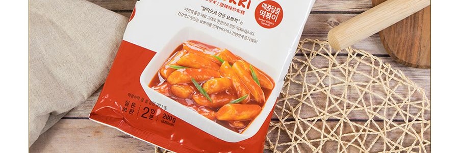 韓國YOPOKKI 炒年糕 甜辣口味 袋裝 280g【韓劇經典】