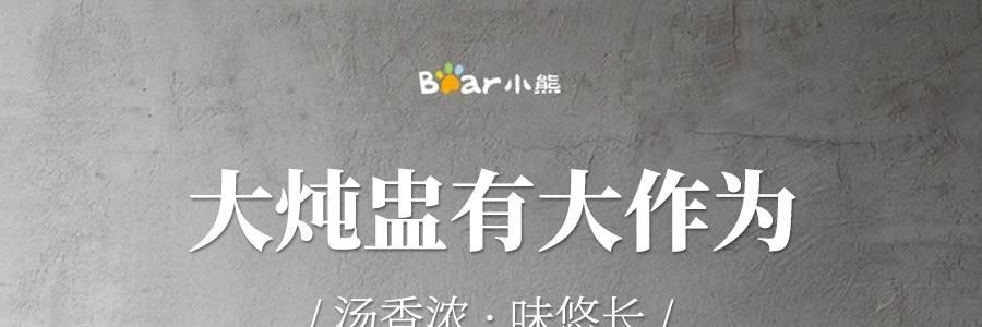 BEAR小熊 紫砂电炖盅套装 燕窝养生隔水炖盅全自动煲汤 大容量家用砂锅 4.5L大内胆 DDZ-B45Z1
