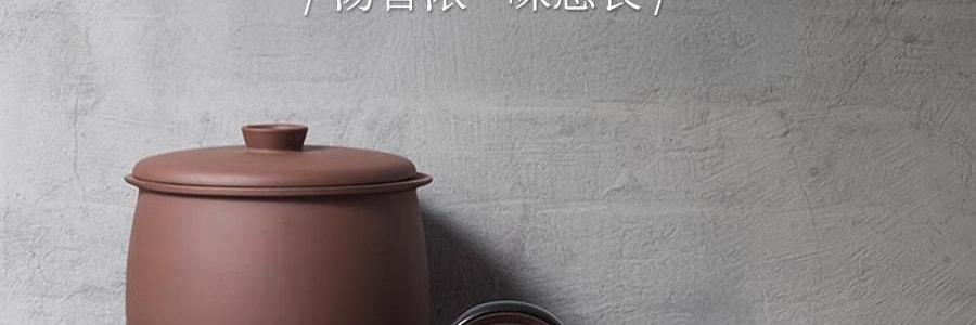 BEAR小熊 紫砂电炖盅套装 燕窝养生隔水炖盅全自动煲汤 大容量家用砂锅 4.5L大内胆 DDZ-B45Z1