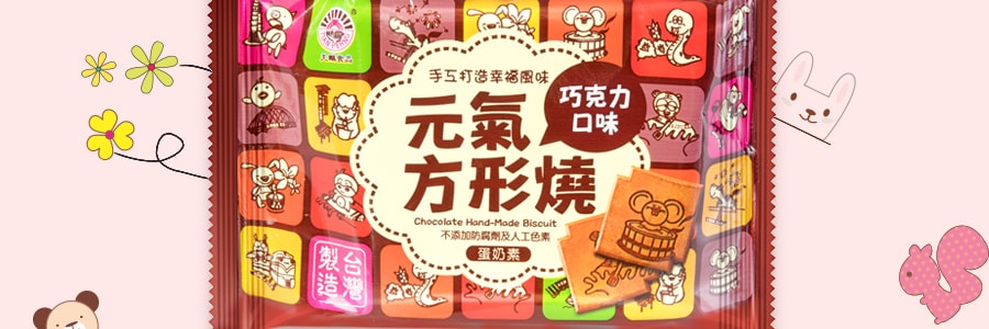 台灣天鵬 元氣方塊燒 巧克力口味 40g
