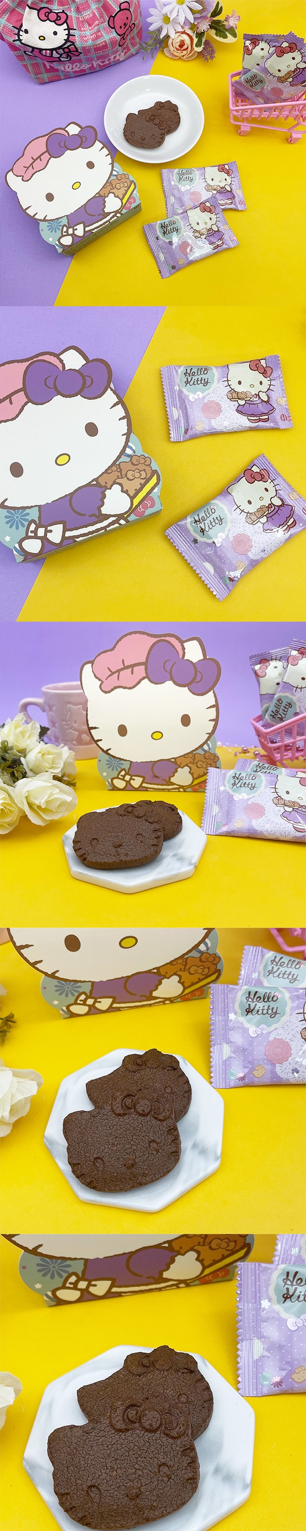 [台湾直邮]红樱花 KT造型小西饼 巧克力迷你包 39g 3入