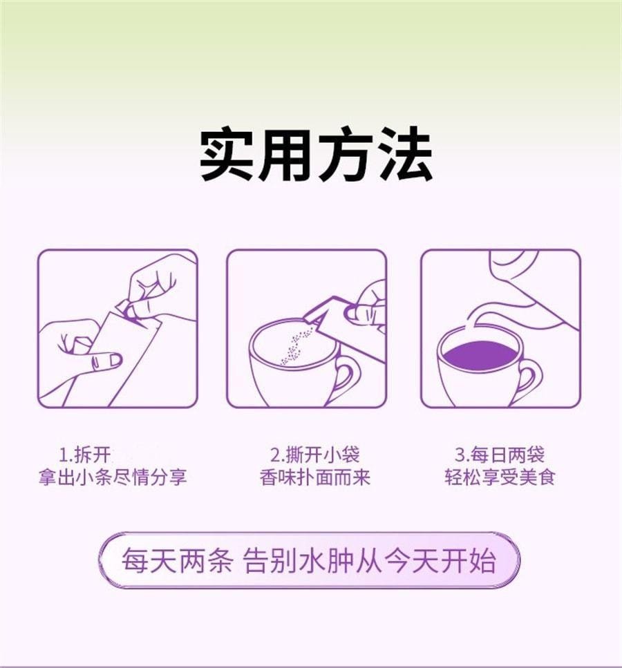 【中国直邮】 多燕瘦 西梅荷叶汁固体饮料果冻膳食纤维瘦身减肥荷叶西梅汁 40g(2g*20袋)/盒