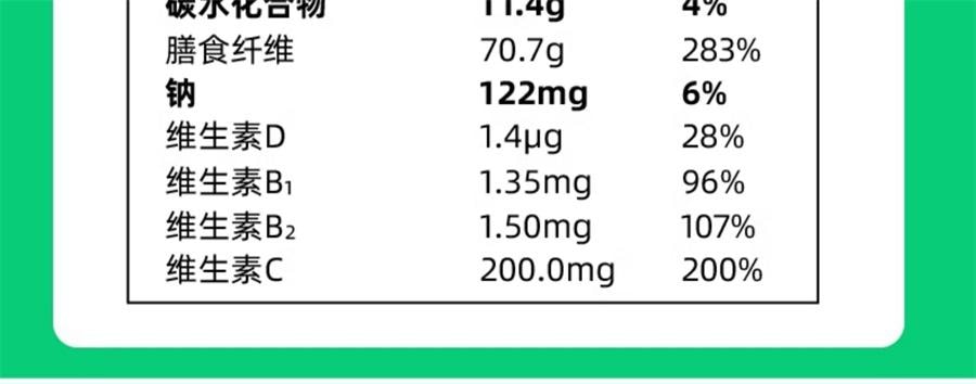 【中国直邮】 INGREEN轻元素 益生元青汁大麦若叶青汁粉 膳食纤维粉代餐3.5g*10条