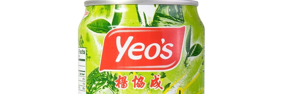 新加坡YEO'S楊協成 無添加冰爽茉莉綠茶 罐裝 300ml