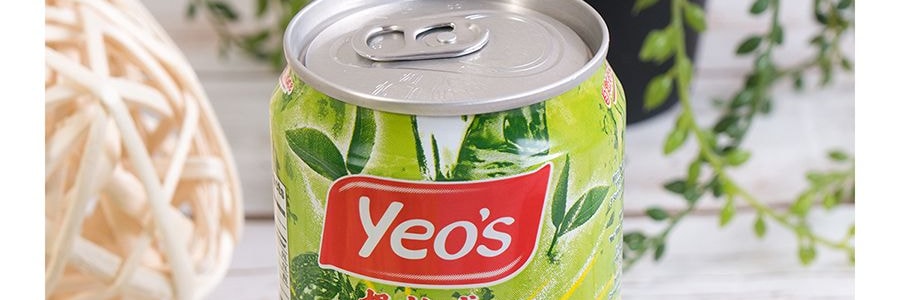 新加坡YEO'S楊協成 無添加冰爽茉莉綠茶 罐裝 300ml