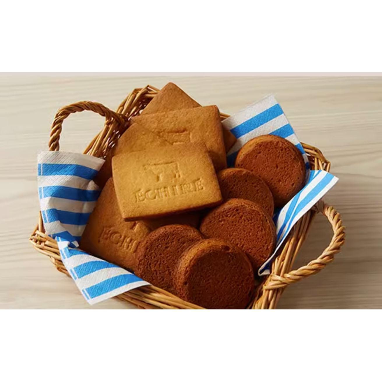 【日本直邮】ECHIRE艾许黄油酥性饼干曲奇礼盒 SabléÉchiré / GaletteÉchiré 小白盒+小蓝盒