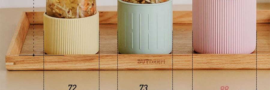 BUYDEEM北鼎 泡茶随手杯 茶水分离泡茶杯子玻璃杯水杯CD1008 猪猪粉 630ml