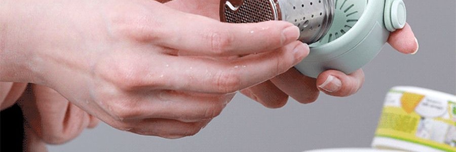 BUYDEEM北鼎 泡茶随手杯 茶水分离泡茶杯子玻璃杯水杯CD1008 猪猪粉 630ml