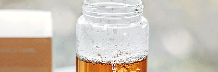 BUYDEEM北鼎 泡茶随手杯 茶水分离泡茶杯子玻璃杯水杯CD1008 猪猪粉 630ml