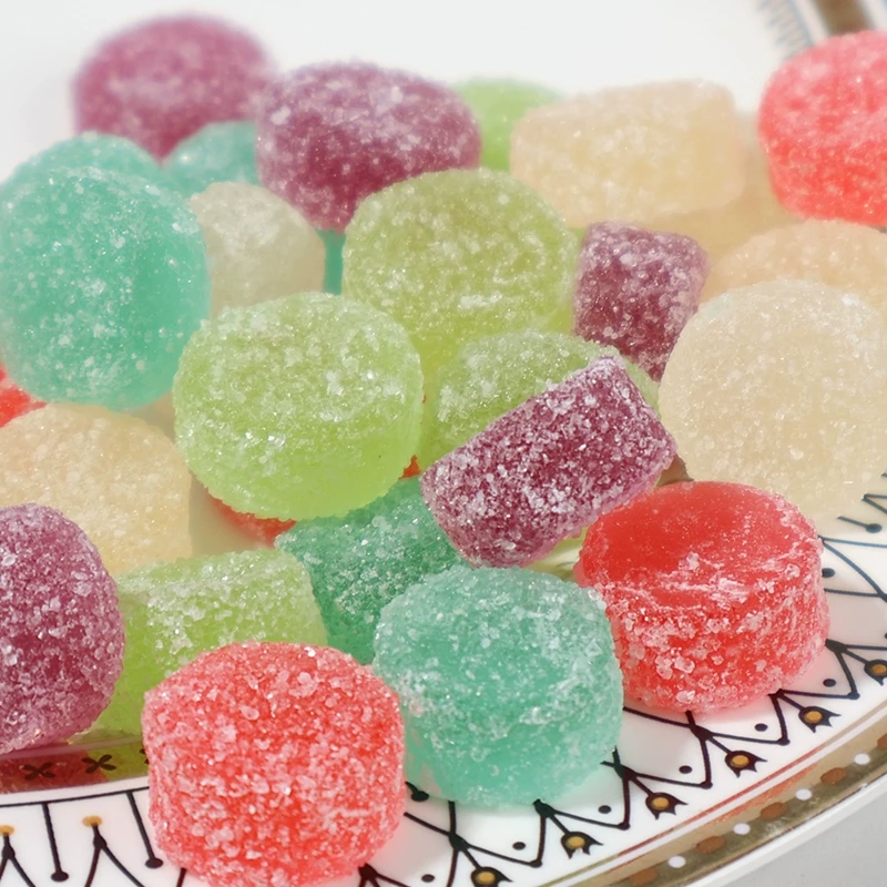 小樣 酸q糖軟糖藍莓口味QQ糖童年回憶小零食18克*5條裝