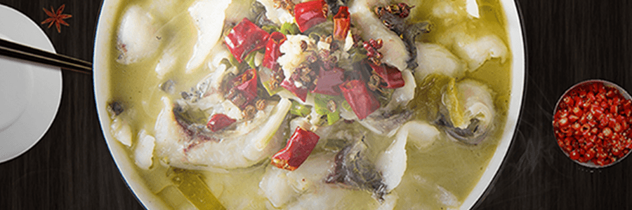 洪崖洞 泡椒酸菜魚調味料 300g 酸辣過癮 可以喝湯的酸菜魚