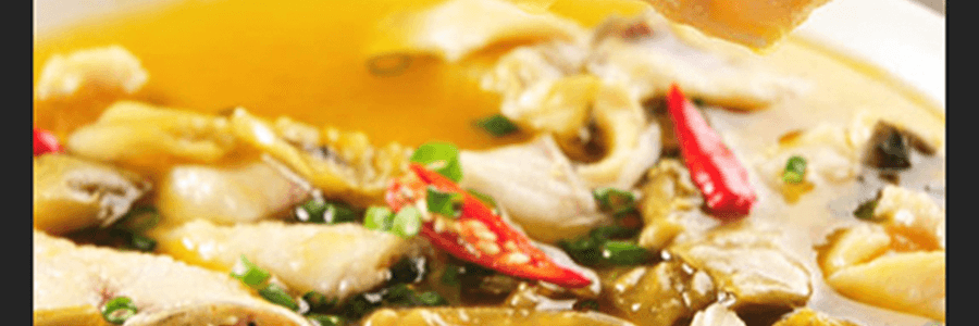 洪崖洞 泡椒酸菜鱼调料 300g 酸辣过瘾 可以喝汤的酸菜鱼