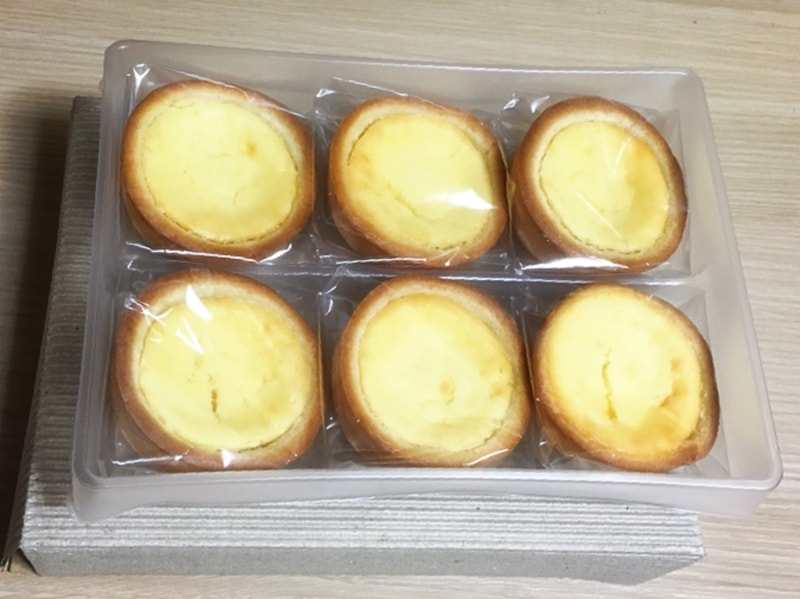 【日本直邮】DHL直邮 3-5天到  北海道限定 函馆 芝士鲜奶蛋挞 6枚装