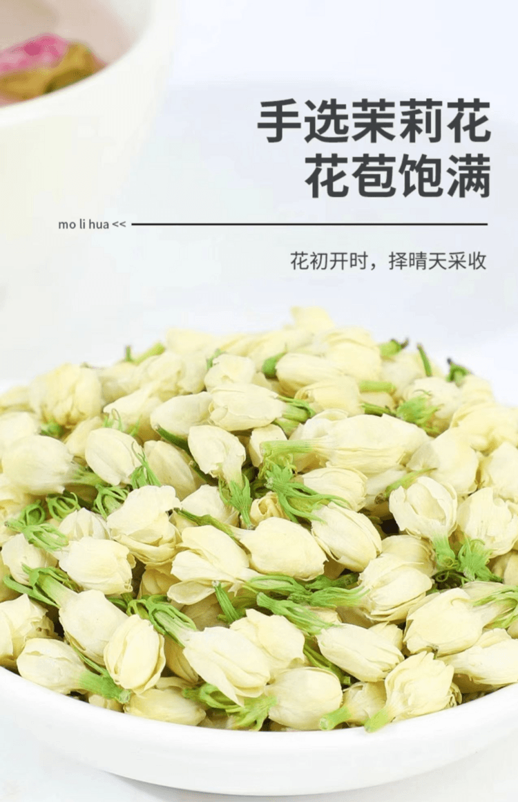  瀧禦堂 茉莉花苞 無燻硫甄選茉莉花 朵朵飽滿 色澤自然 30g