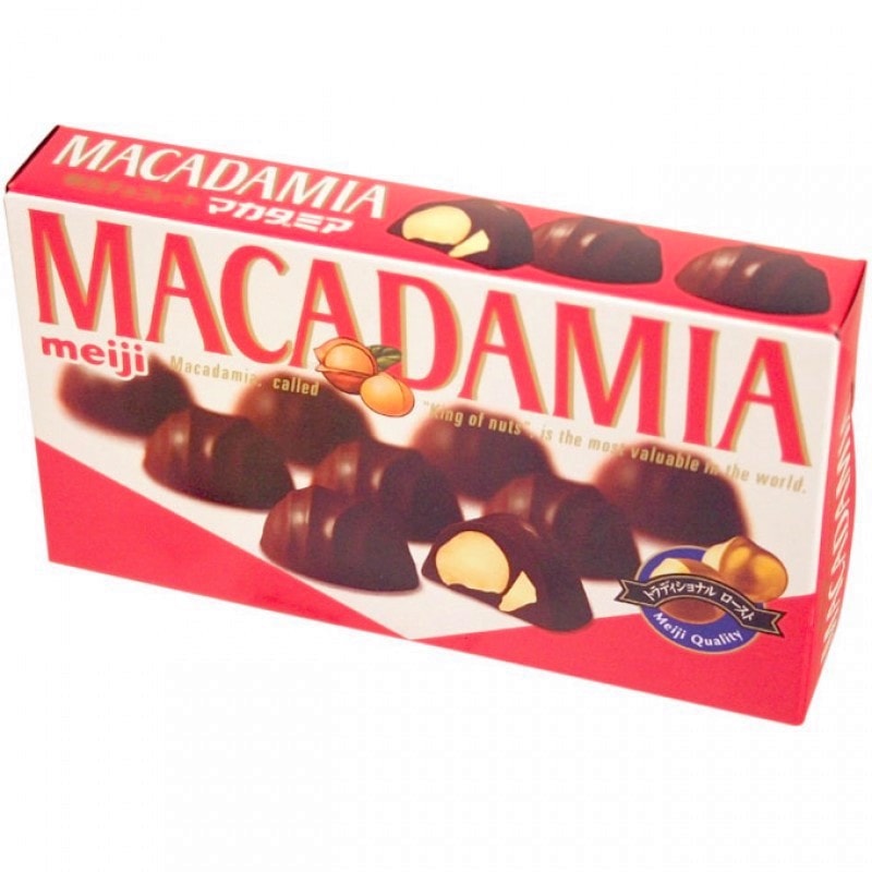 【日本直邮】日本零食 MEIJI明治澳洲坚果仁夹心巧克力Macadamia小红书网红