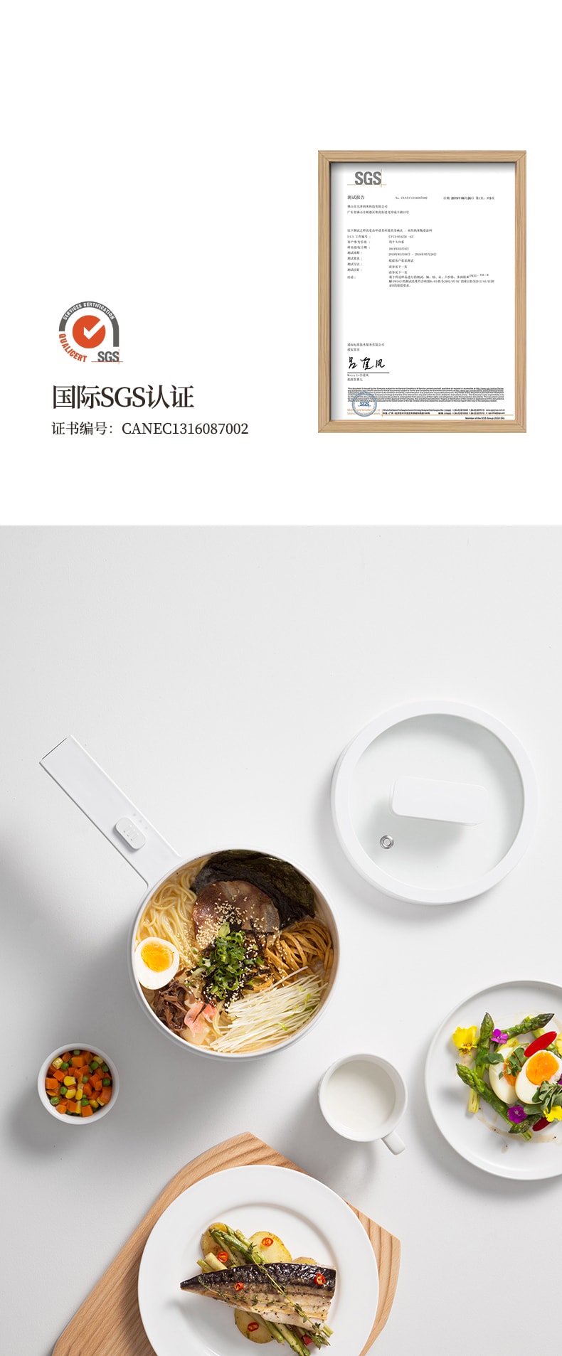 Electric Hot Pot Multifunctional Mini Cooker 1.5 Qt Capacity Ideal For Home 100~120V Wide Voltage