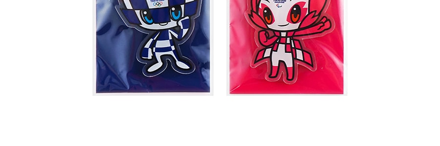 【东京奥运】限定吉祥物钥匙扣 蓝色 粉色 随机发放 价值15刀 极具收藏价值