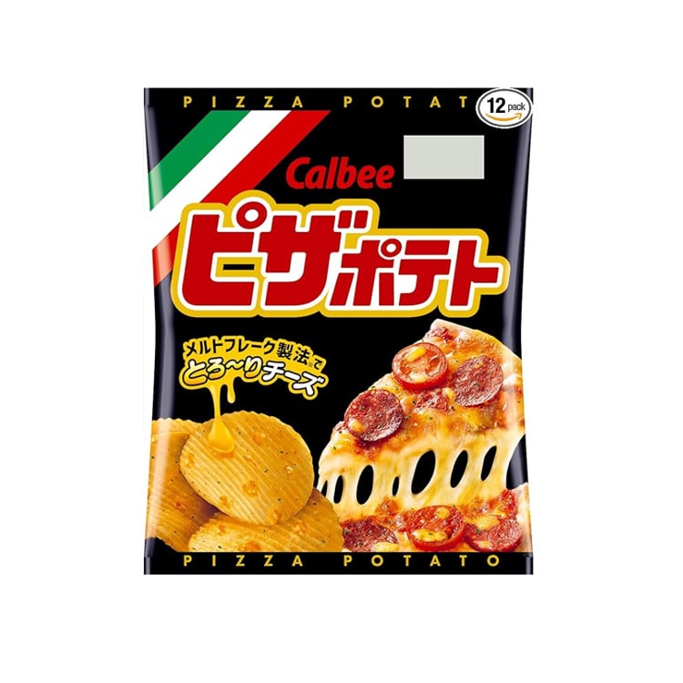 【日本直郵】Calbee卡樂比 起司披薩口味厚切洋芋片 60g