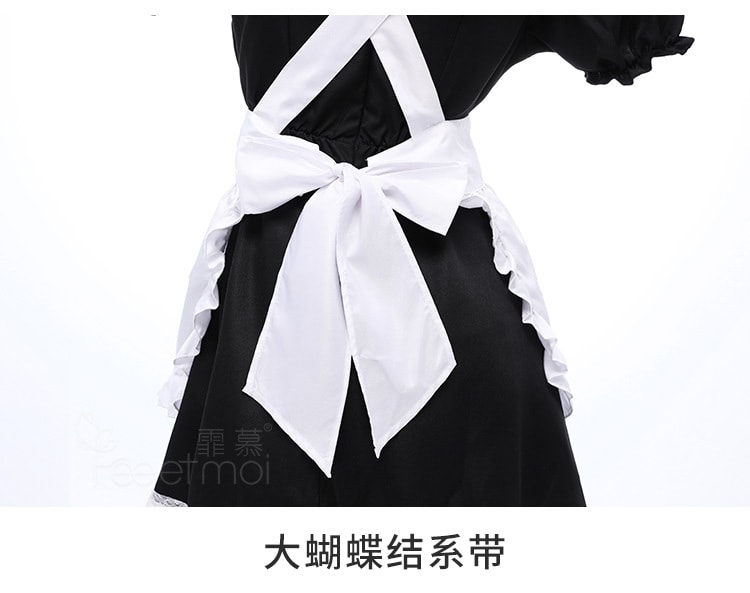 【中国直邮】霏慕 情趣内衣 性感猫咪女仆装 均码黑白色款