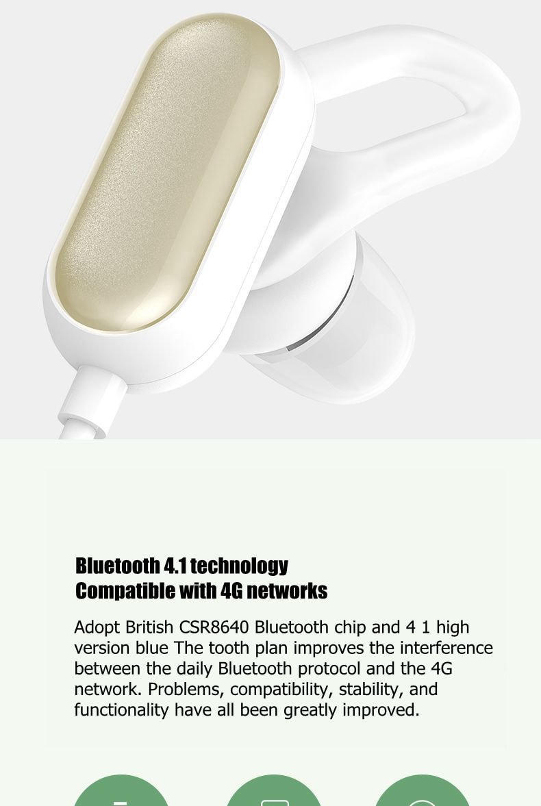 XIAOSports Bluetooth Headset #White