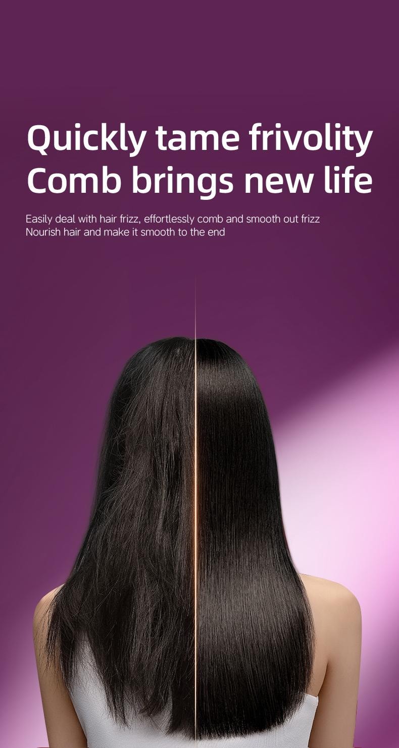 金米 直髮梳 不傷髮 直捲兩用 捲髮棒 夾板拉直 內扣短髮 KD388C 1台