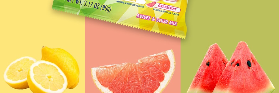 日本MORINAGA 森永 HI-CHEW 果汁軟糖 甜酸混合口味 90g
