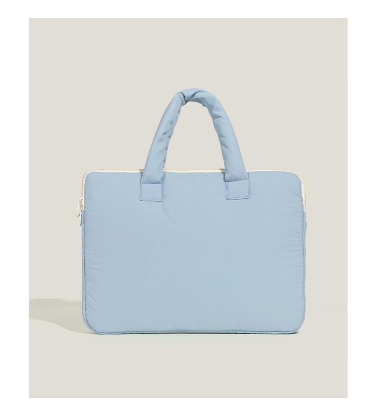 欣月 韩国 ins博主同款小众简约手提平板包 适用于iPad11/12英寸 防震防摔电脑收纳包 蓝色