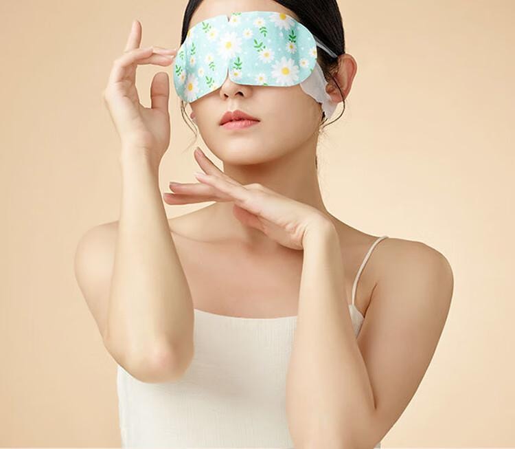 【中国直邮】 云南白药 洋甘菊香 蒸汽眼罩  恒温 热敷 温热 发热 遮光睡眠 男女通用 青春款 (10片/盒)