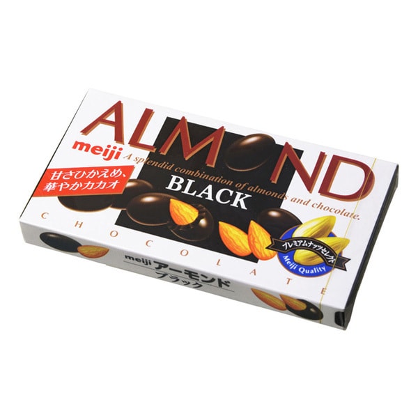 ALMOND Black chocolate 84g