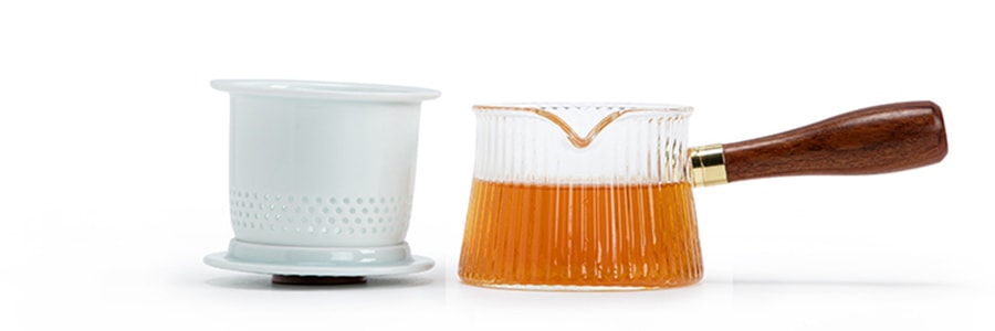 南山先生 东篱茶壶茶具套装  六杯子+ 茶叶罐+茶壶+27cm小雅茶盘