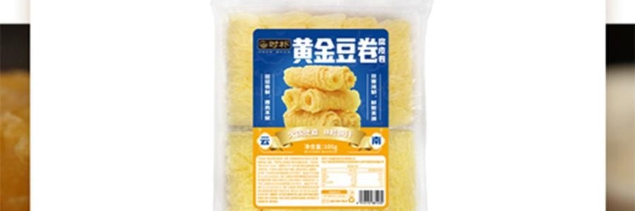 時樸黃金豆捲 腐皮捲 炸腐竹105g【火鍋麻辣燙螺螄粉食材】