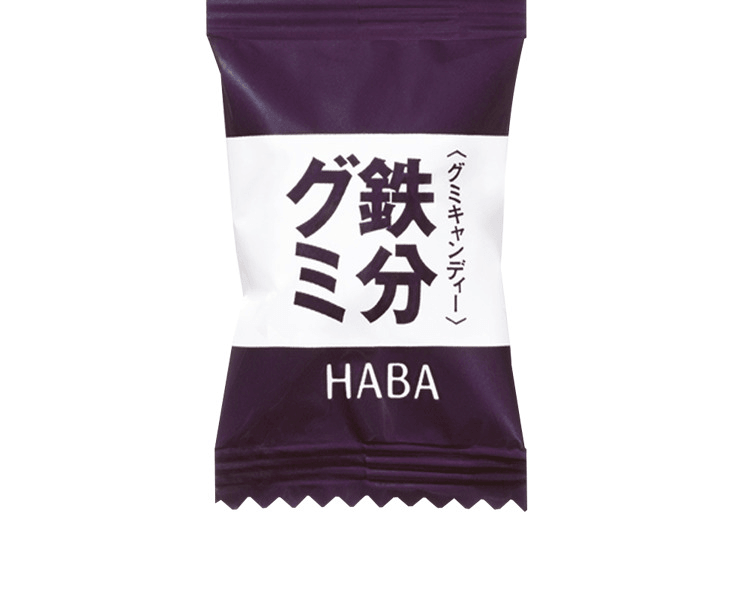 HABA||美味營養維生素葉酸補鐵軟糖||葡萄味 獨立包裝 90粒/袋