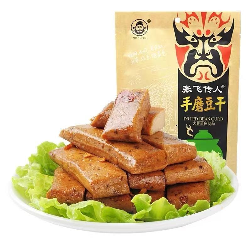  张飞 手磨豆干 五香味 零食小吃 188g